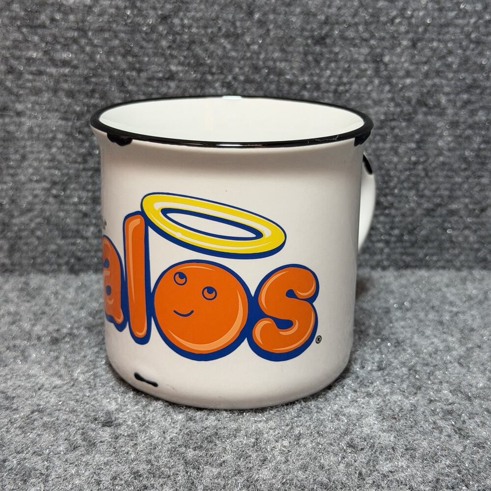 Wonderful Halos Oranges Ceramic White Mug 3.75” Cup Very Rare Promotional